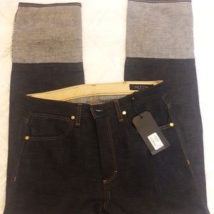 Ankle high waist jeans